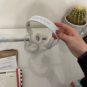 Beats by Dre White On-Ear Headphones